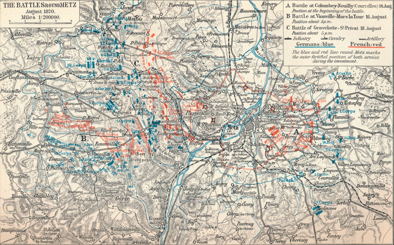 Wojna 1870-71. Z planów pruskiego Sztabu Generalnego i innych źródeł, 1907 autorstwa Unbekannt