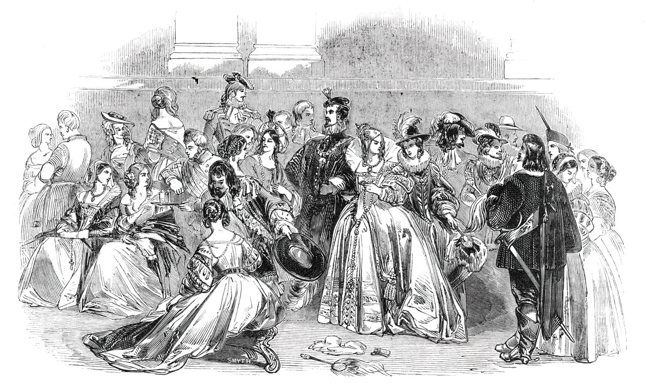 Bal Waverleya, 1844. autorstwa Unbekannt