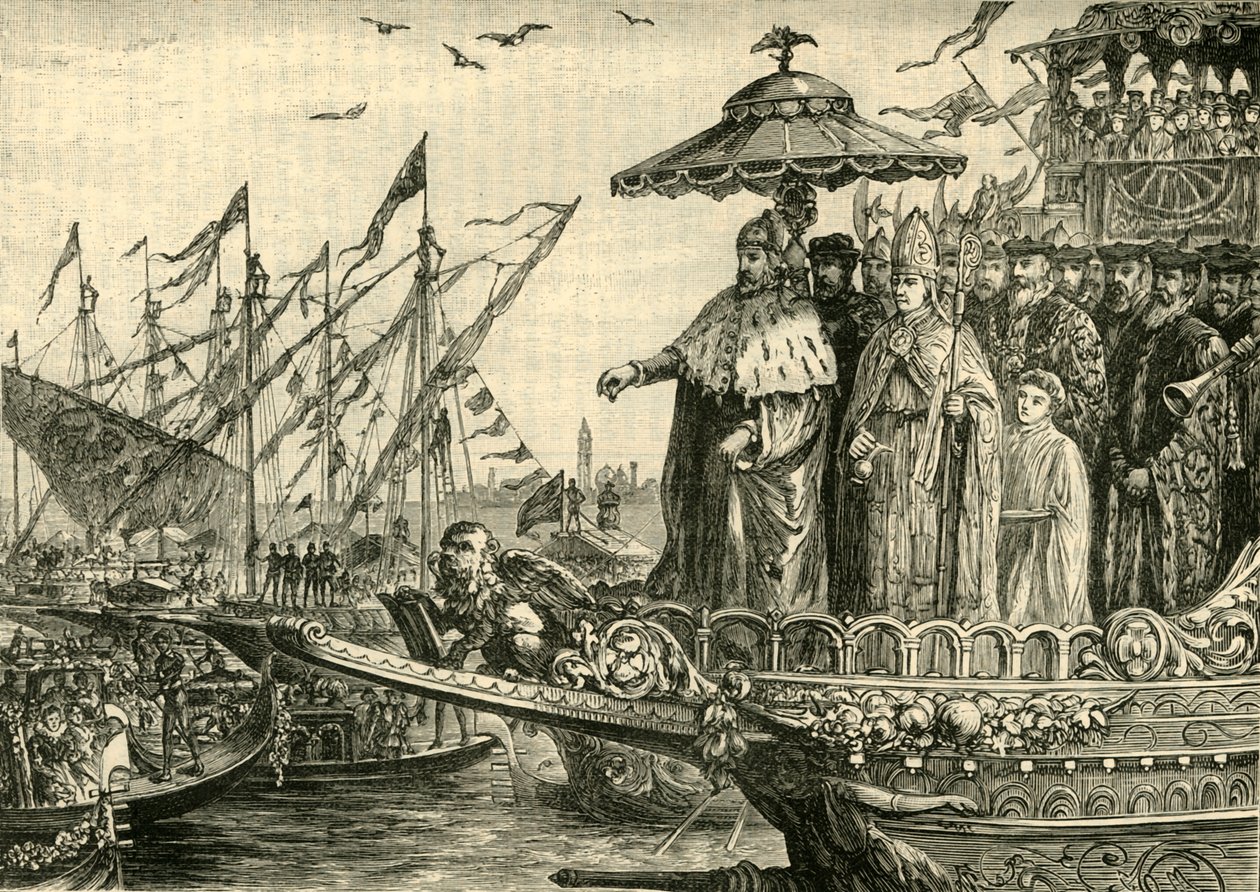 Wesele Adriatyku, c991-109, 1890. autorstwa Unbekannt