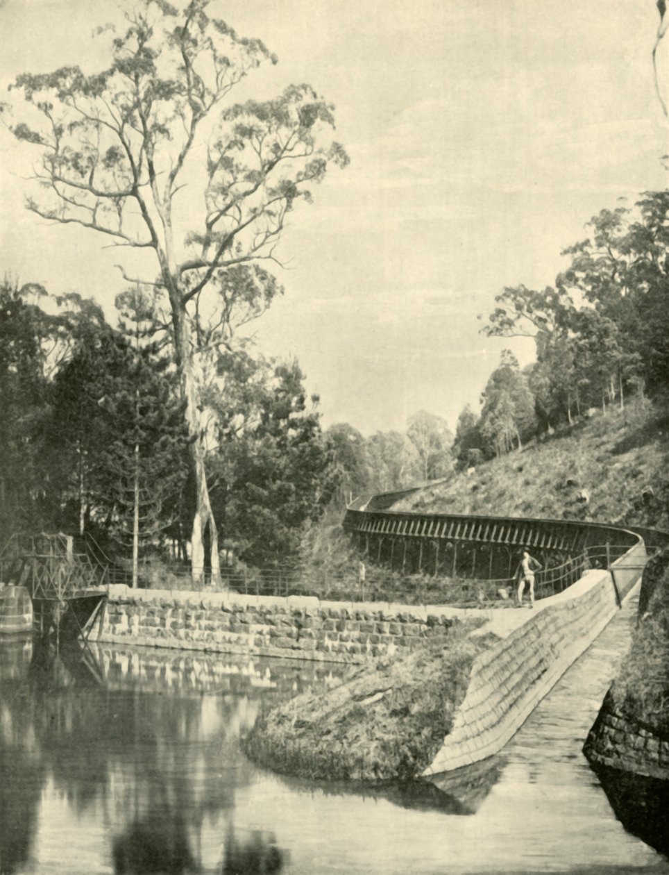 Jaz i Fluming, Kirks Reservoir, 1901. autorstwa Unbekannt
