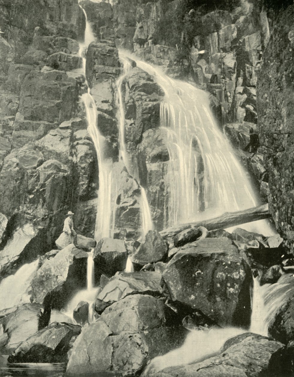 Wodospady Wellington, Mount Wellington, 1901. autorstwa Unbekannt