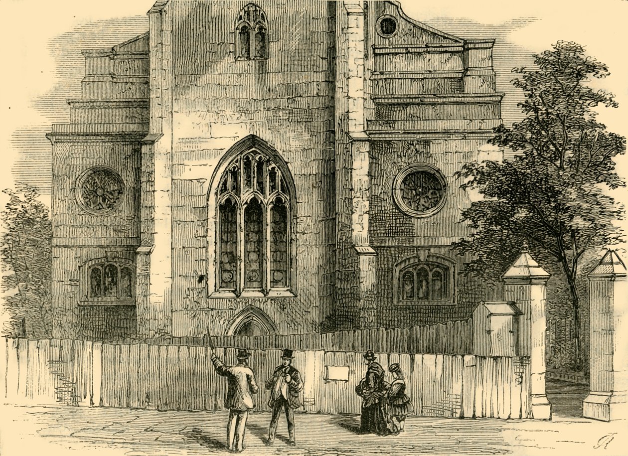 West End of St. Andrews, ukazujący łuk gotycki, ok. 1872 r. autorstwa Unbekannt