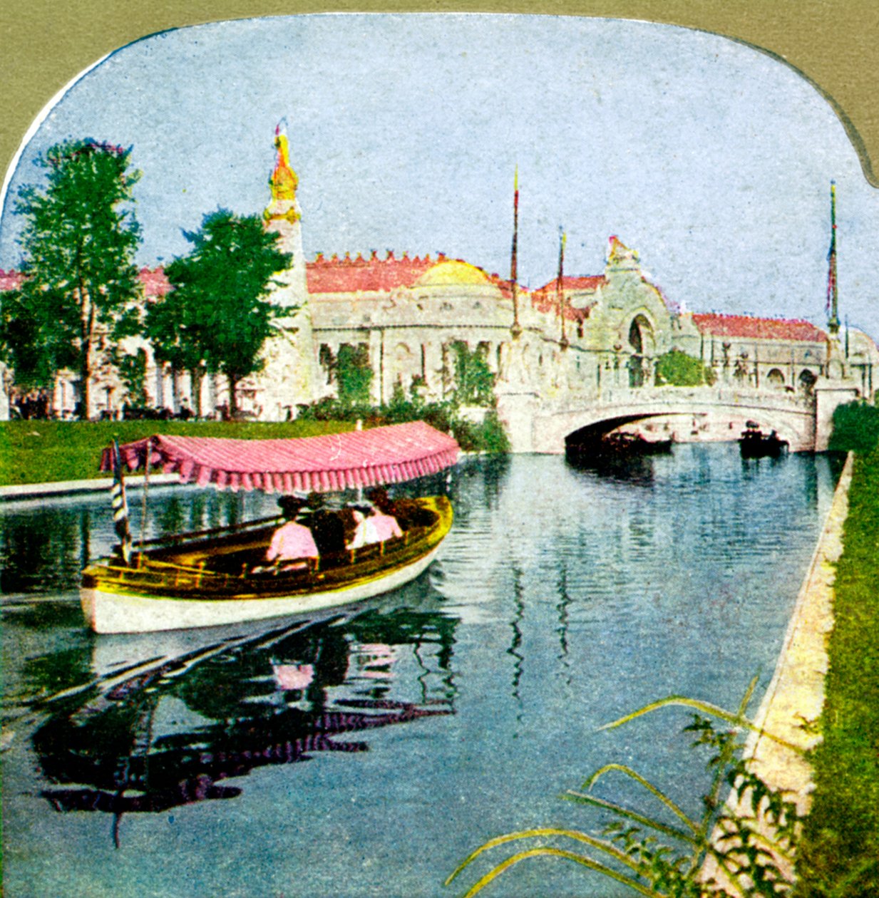 Zachodnia Laguna z Targów Światowych, St Louis, Missouri, 1904 autorstwa Unbekannt