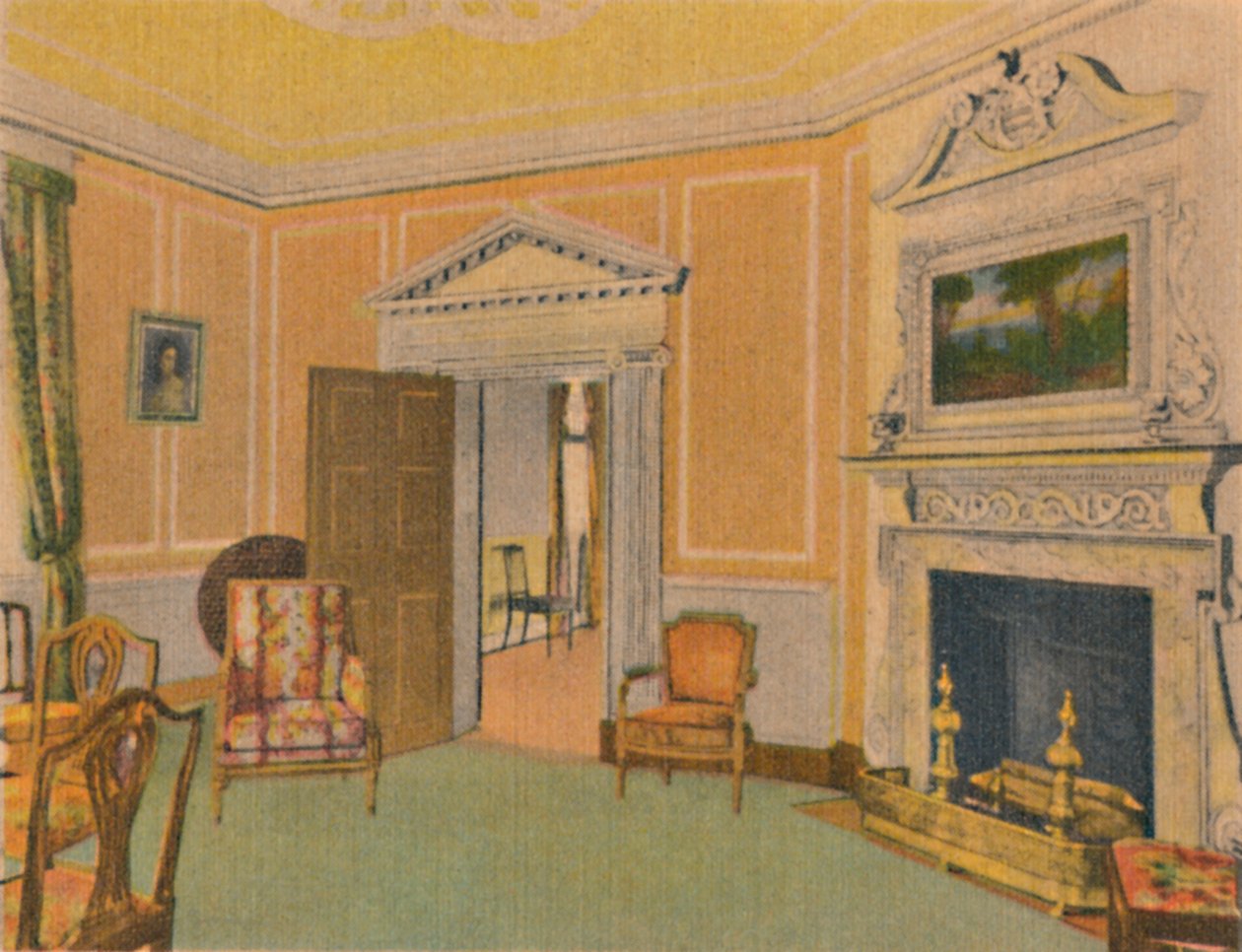 Salon Zachodni, 1946 autorstwa Unbekannt
