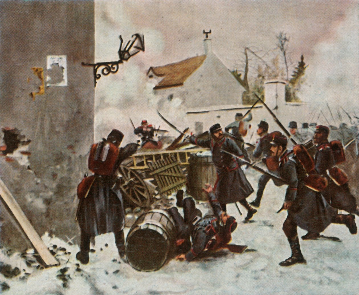 Dywizja Wirtembergii w Champigny, 2 grudnia 1870, 1936. autorstwa Unbekannt