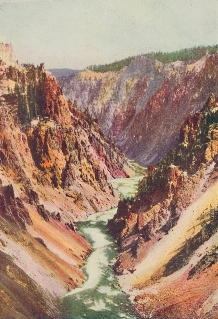 Rzeka Yellowstone, 1916 autorstwa Unbekannt