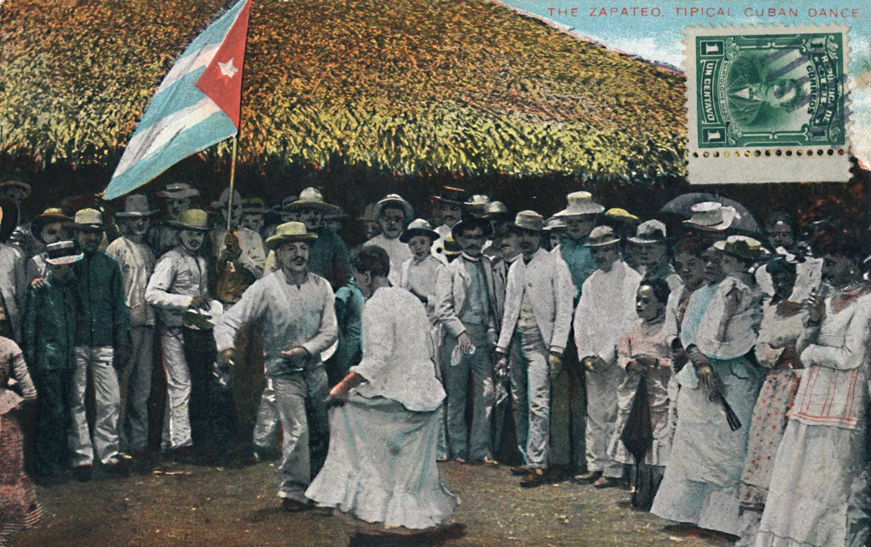 Taniec kubański Zapateo Tipical, c1910. autorstwa Unbekannt