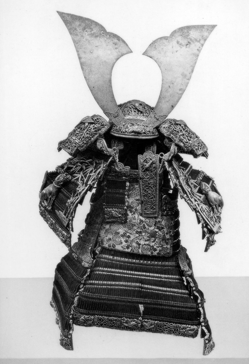 Zbroja Yoshitsune, XII wiek 1886 autorstwa Unbekannt