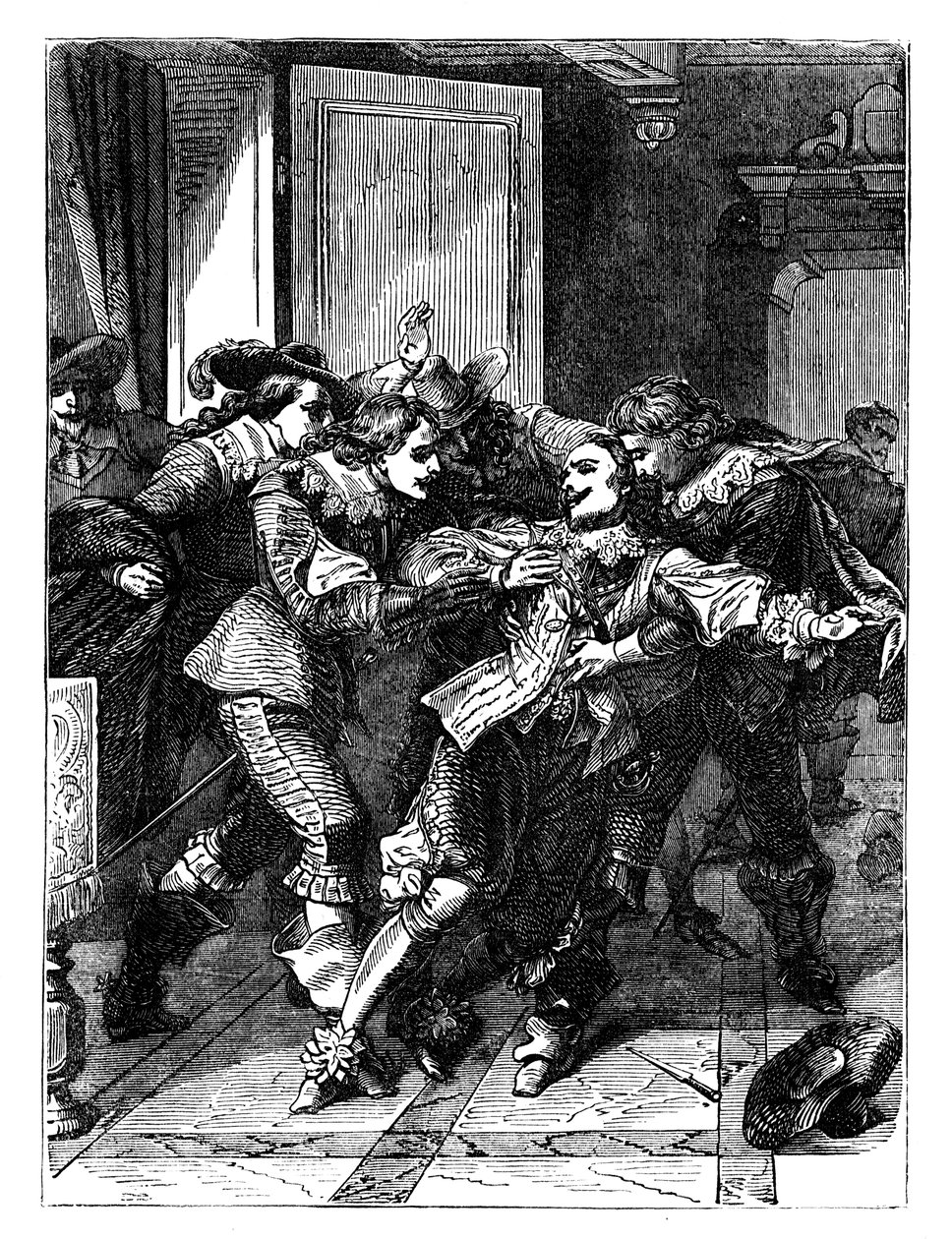 Zabójstwo księcia Buckingham, ok. 1902 r. autorstwa Unbekannt