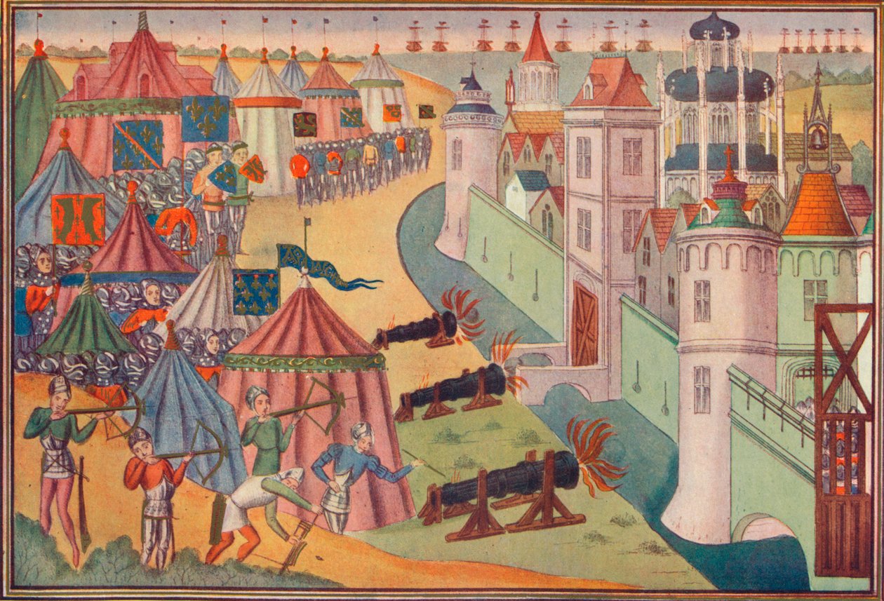 Atak na silne miasto Afryki, 1390 1905 autorstwa Unbekannt