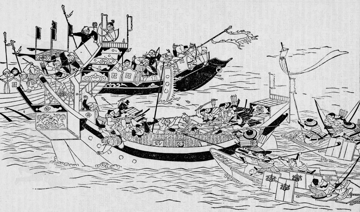 Próba inwazji Mongołów na Japonię, 1281 1907 autorstwa Unbekannt