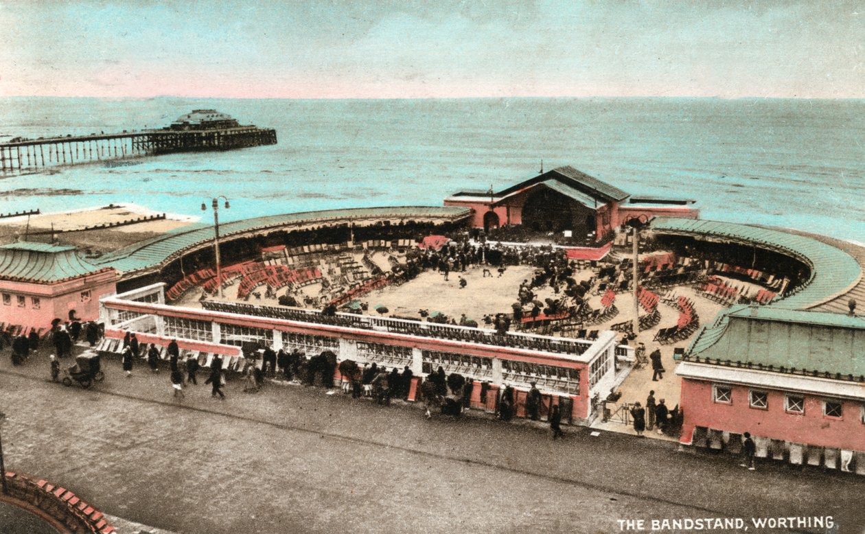Podest dla orkiestry, Worthing, West Sussex, początek XX wieku autorstwa Unbekannt