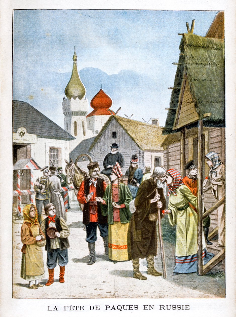 Święto beczek, Rosja, 1901 autorstwa Unbekannt