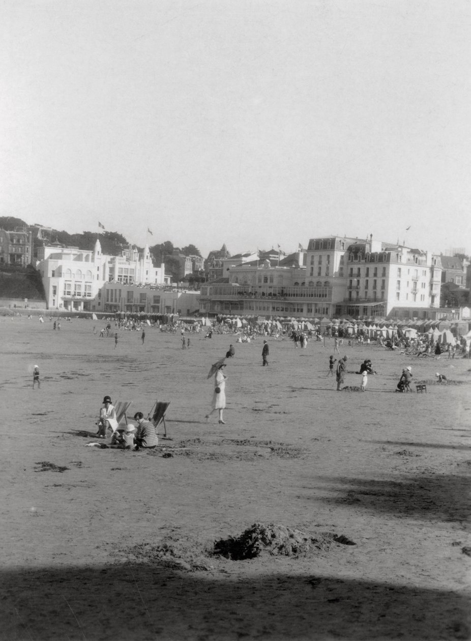 Plaża, Dinard, Bretania, XX wiek autorstwa Unbekannt