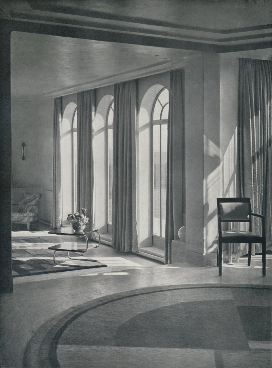Duży pokój w Yaffle Hill, Broadstone, Dorset, 1933 autorstwa Unbekannt