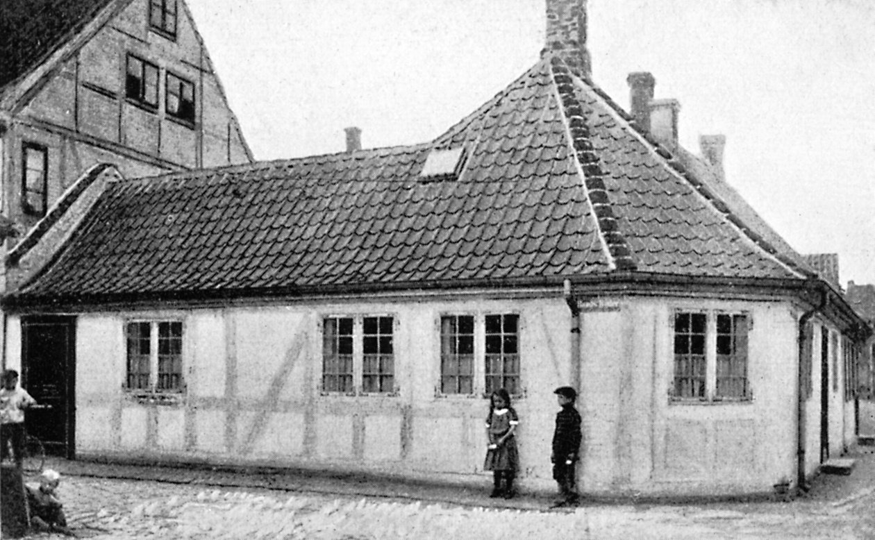 Miejsce urodzenia Hansa Andersena, Odense, Dania, ok. 1920 r. autorstwa Unbekannt