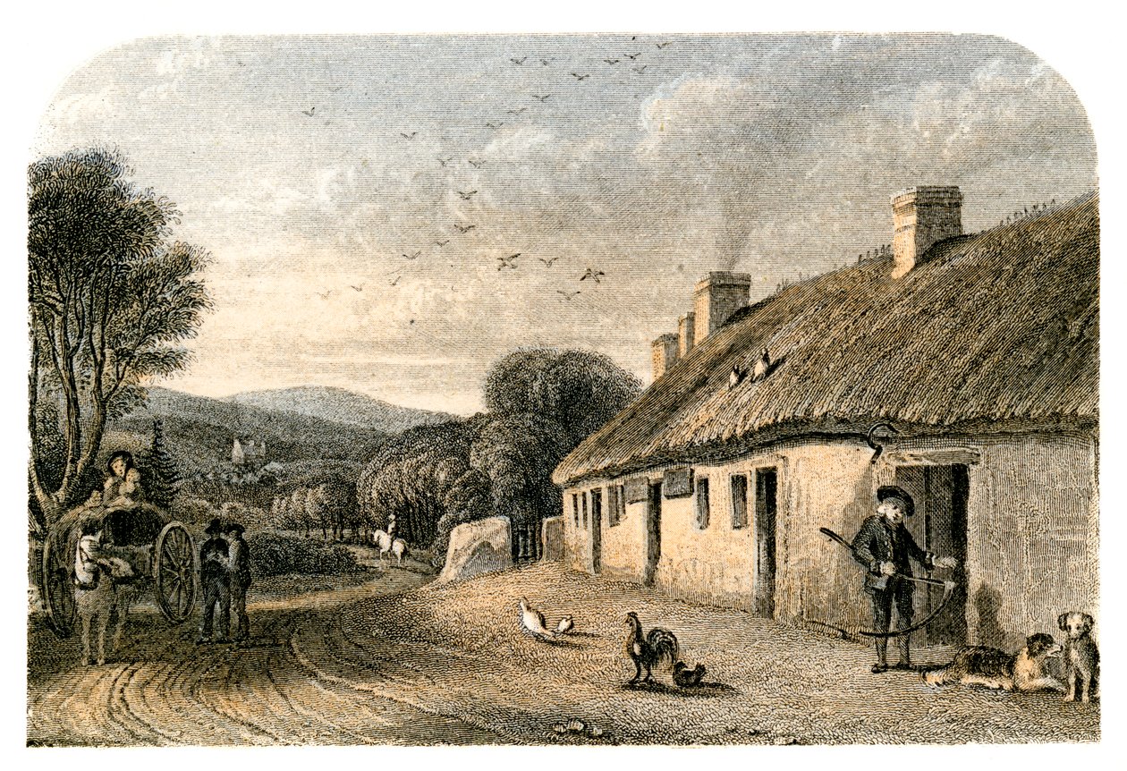 Miejsce urodzenia Roberta Burnsa, Alloway, South Ayrshire, Szkocja autorstwa Unbekannt