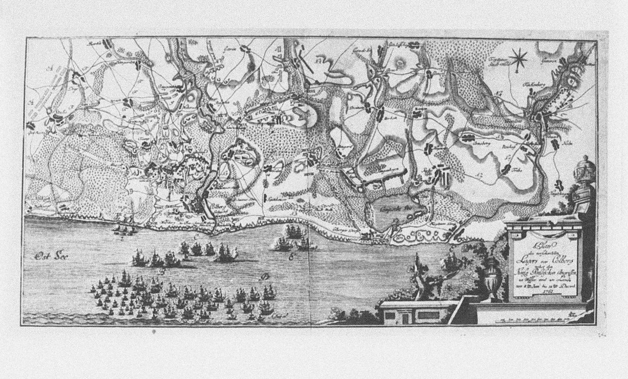 Zdobycie pruskiej twierdzy Kolberg 16 grudnia 1761 r. 1761 r. autorstwa Unbekannt
