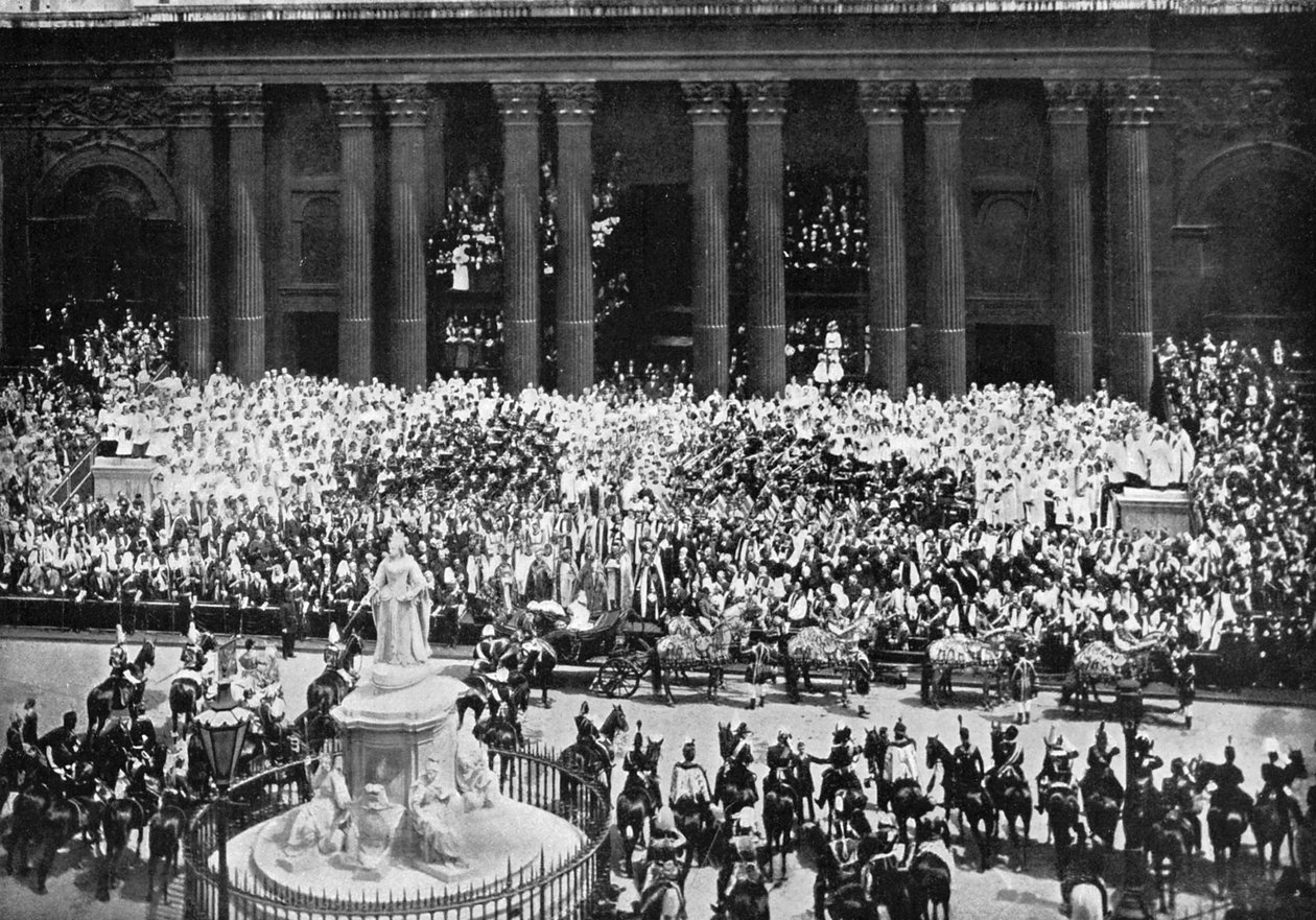 Ceremonia dziękczynienia w katedrze św. Pawła w Londynie, 22 czerwca 1897 r. autorstwa Unbekannt