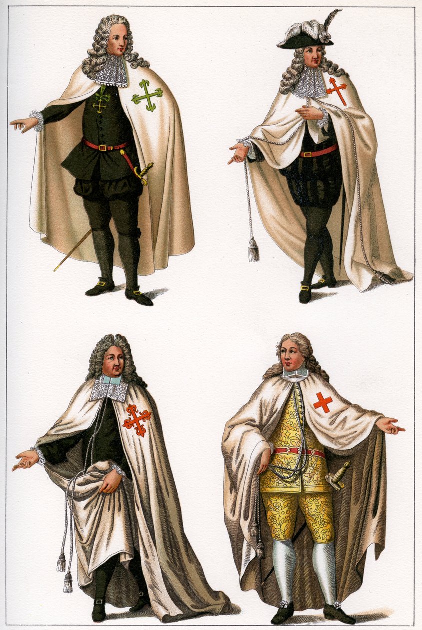 Naczelne zakony rycerskie Hiszpanii i Portugalii, 1791, 1902 autorstwa Unbekannt