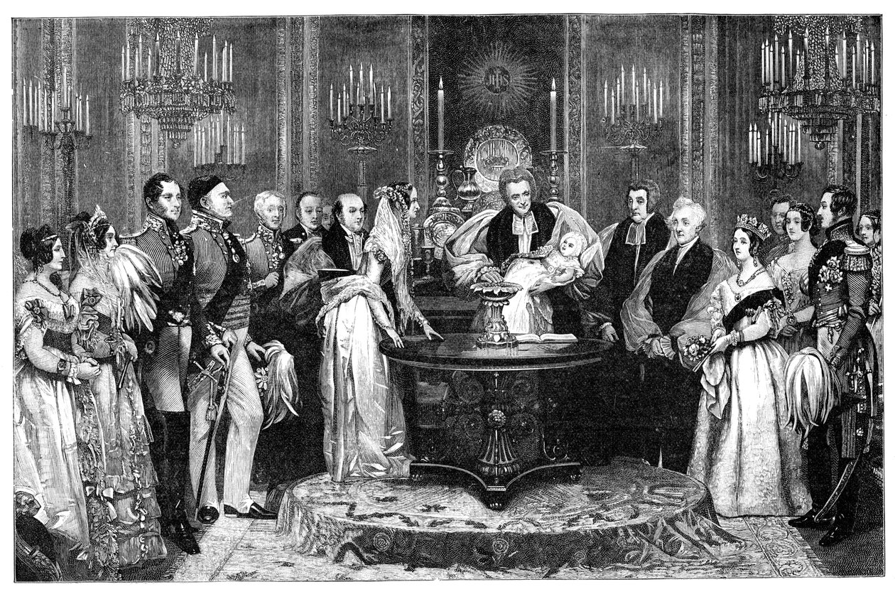 Chrzest Księżniczki Królewskiej, 1841, 1900 autorstwa Unbekannt
