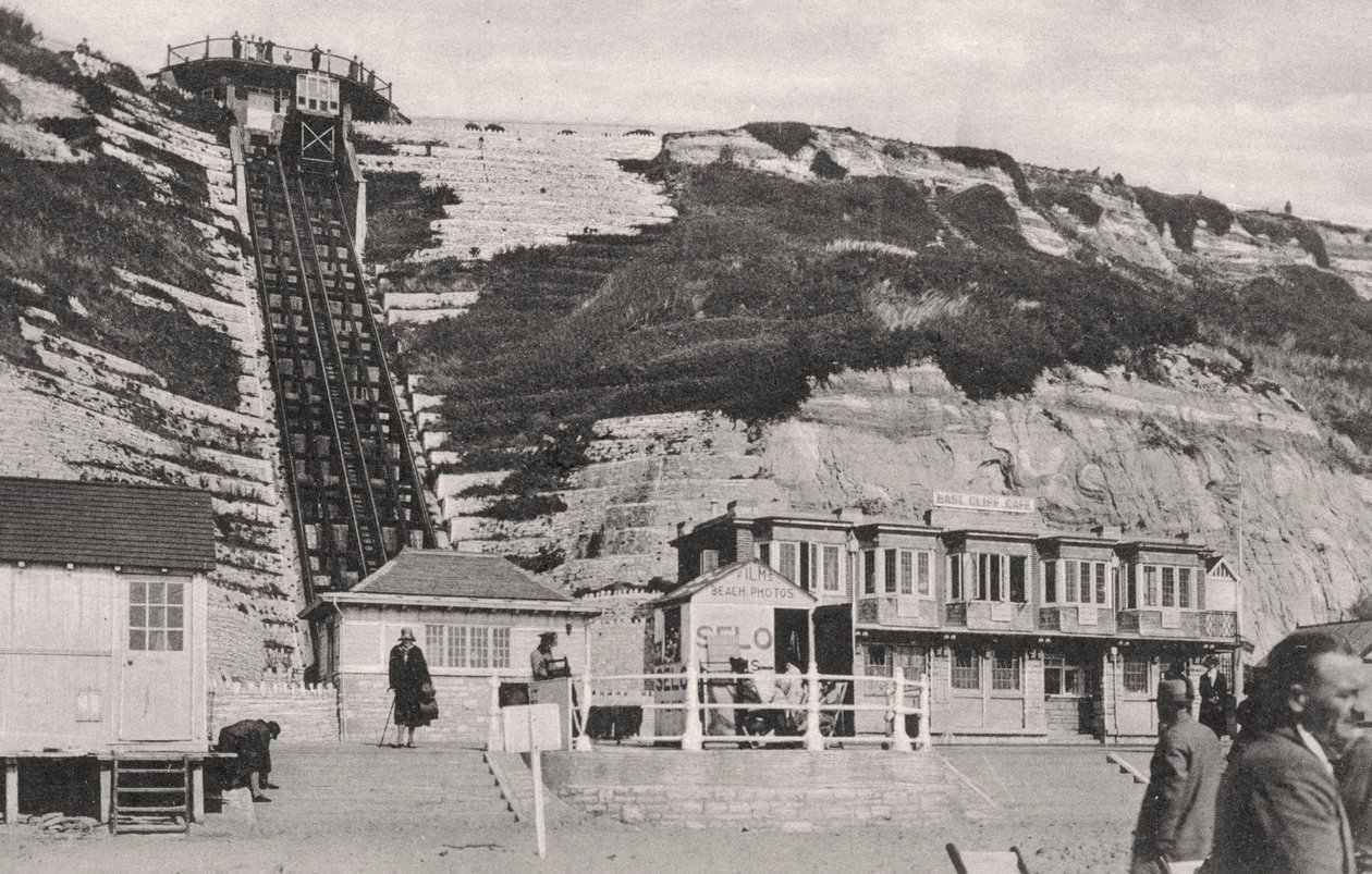 Winda klifowa w Bournemouth, Dorset, początek XX wieku autorstwa Unbekannt