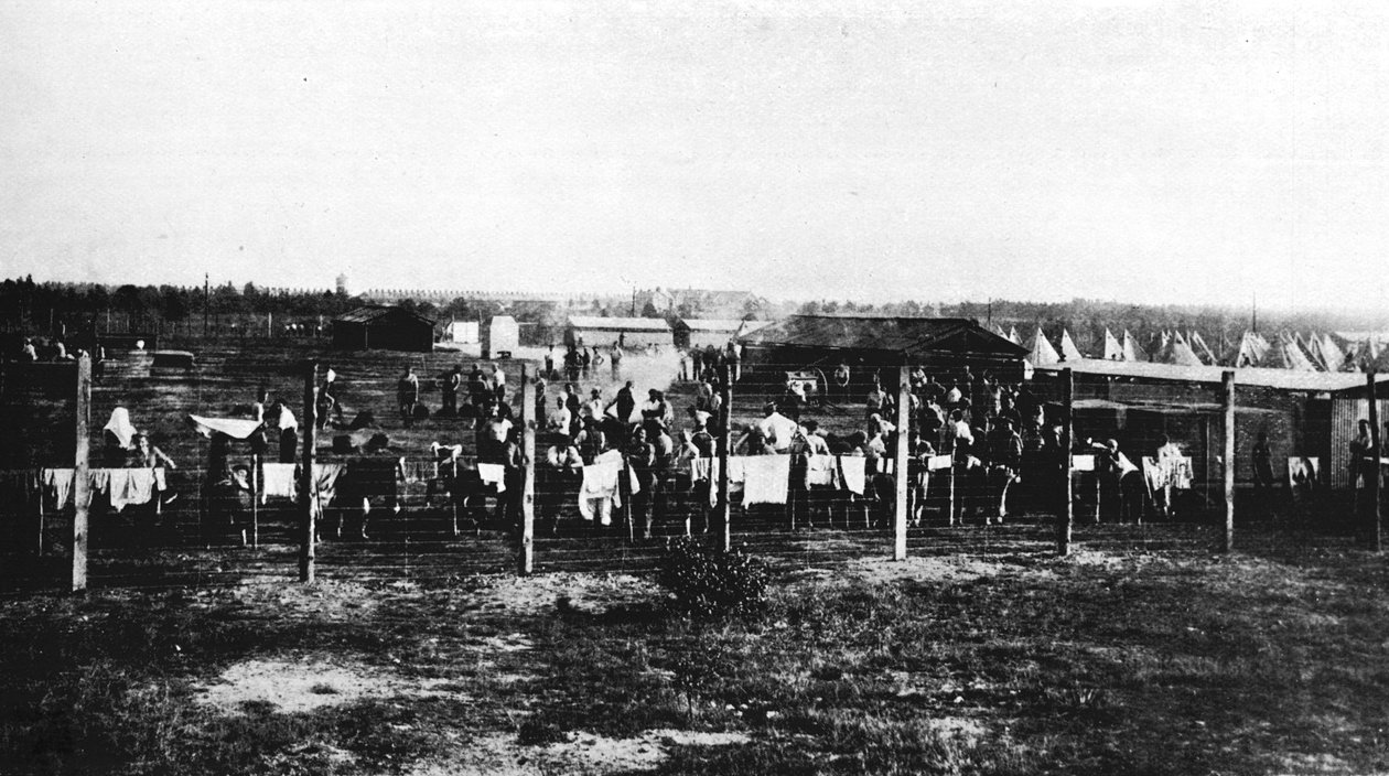 Obóz koncentracyjny we Frith Hill, Camberley, 1914, 1915 autorstwa Unbekannt