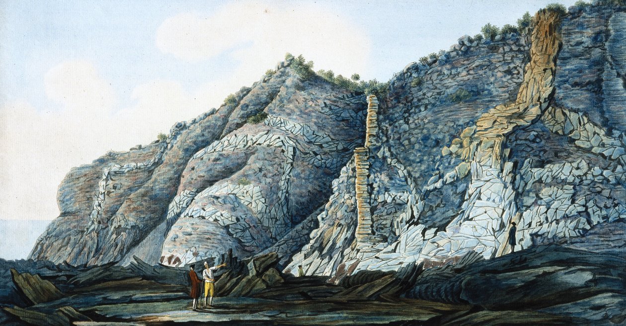 Stożek góry Somma, Królestwo Neapolu, ok. 1776 autorstwa Unbekannt
