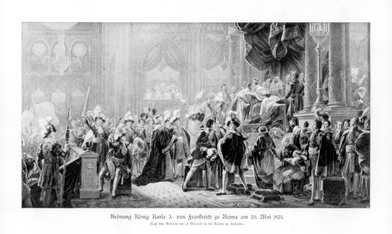 Koronacja króla Francji Karola X, Reims, 20 maja 1825 1900 autorstwa Unbekannt