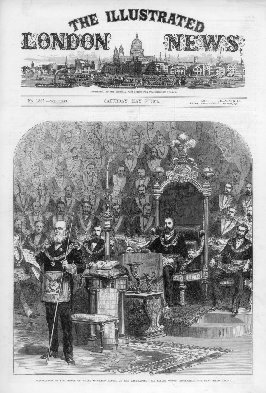 Okładka The Illustrated London News, 8 maja 1875 r. autorstwa Unbekannt