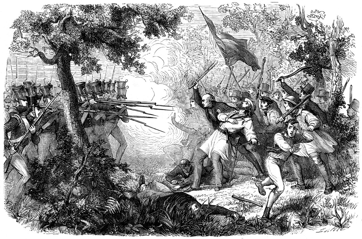 Śmierć Thoma, alias Sir William Courtenay, Dunkierka, Kent, 1838 autorstwa Unbekannt