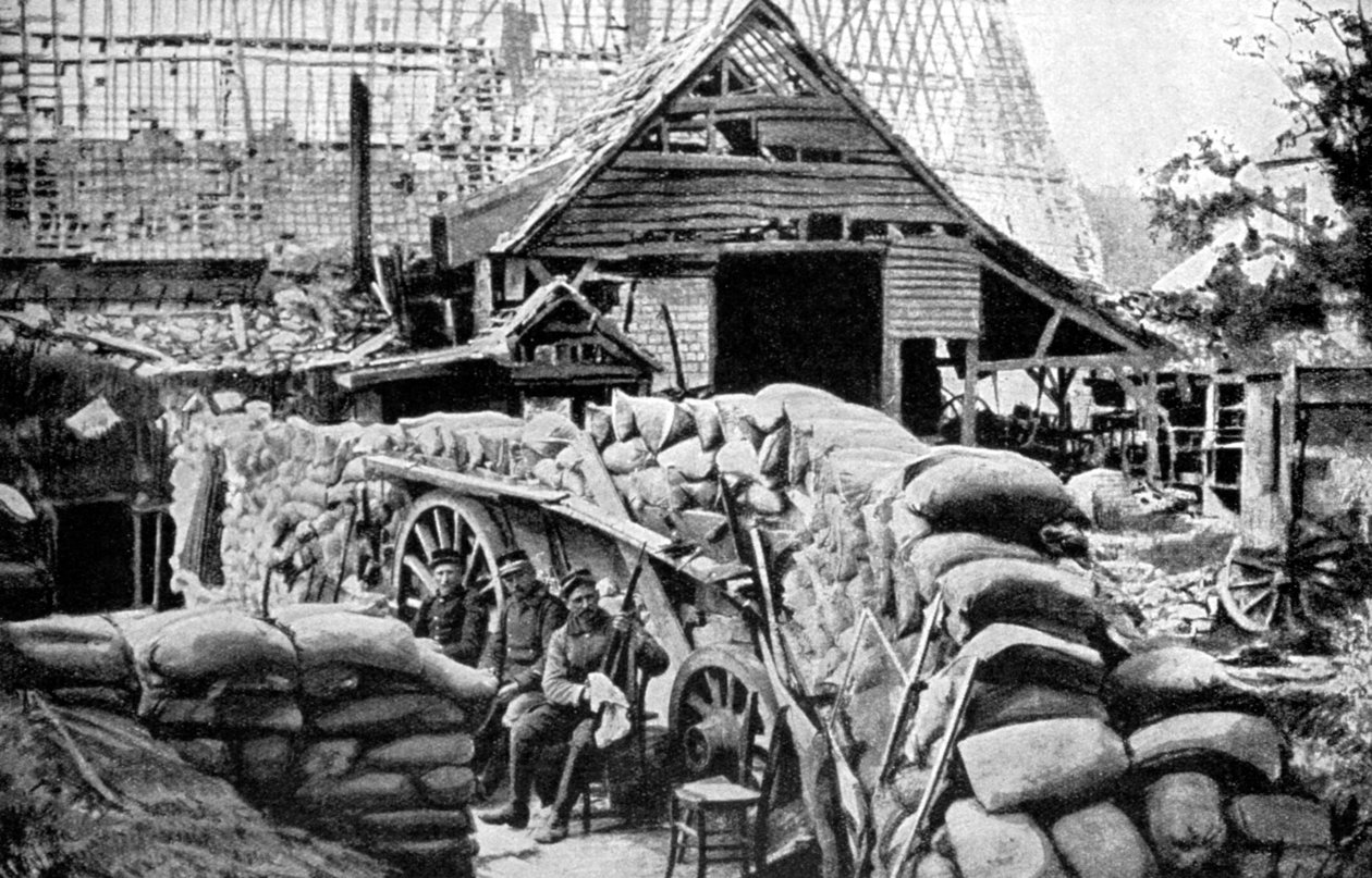 Obrona Carency, Francja, 1915 autorstwa Unbekannt