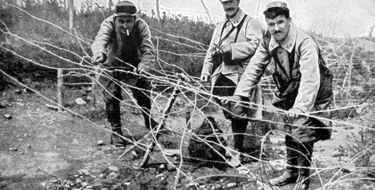 Obrona Carency, Francja, 1915 autorstwa Unbekannt