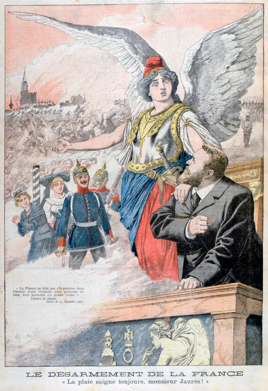 Rozbrojenie Francji, rana zawsze krwawi, panie Jaures!, 1903 autorstwa Unbekannt