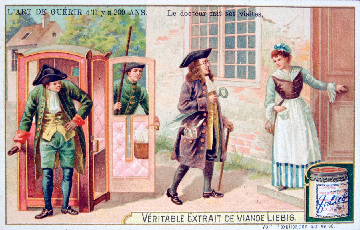 Wizyty lekarza, ok. 1900 autorstwa Unbekannt