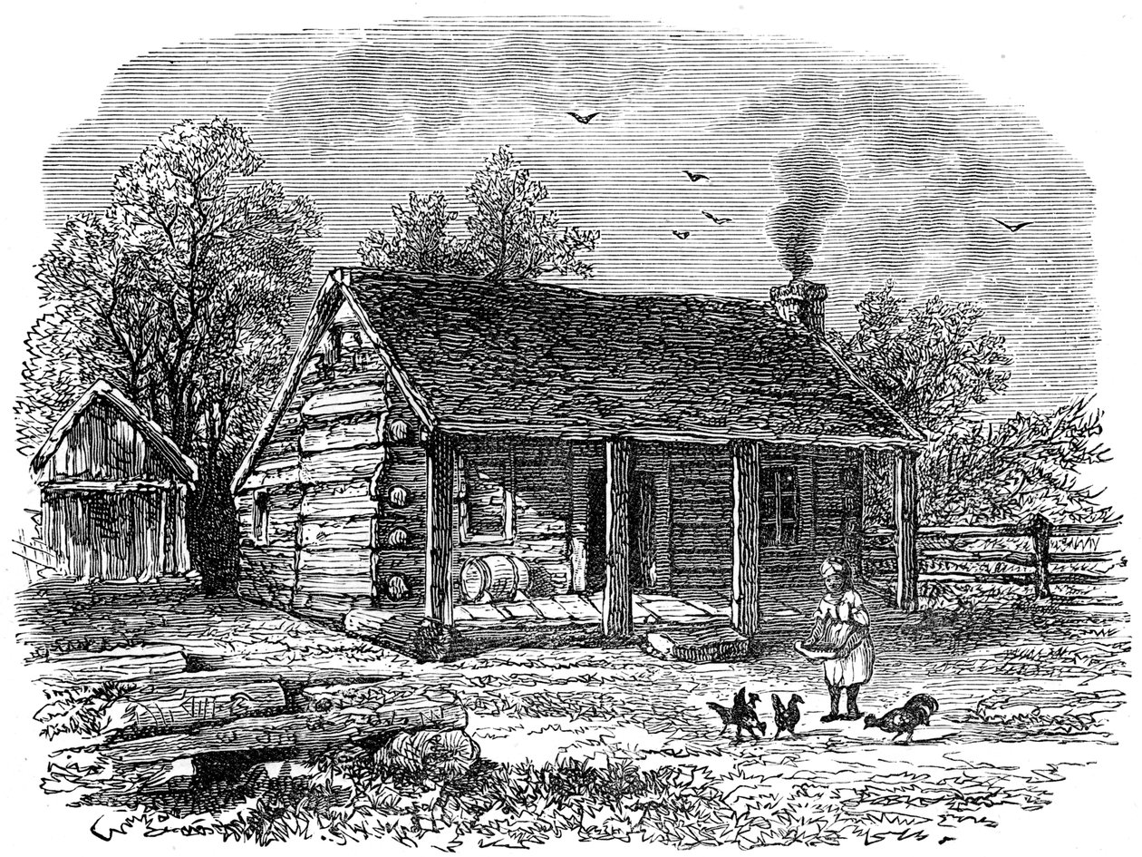 Wczesny dom Abrahama Lincolna, Gentryville, Indiana, XIX wiek autorstwa Unbekannt