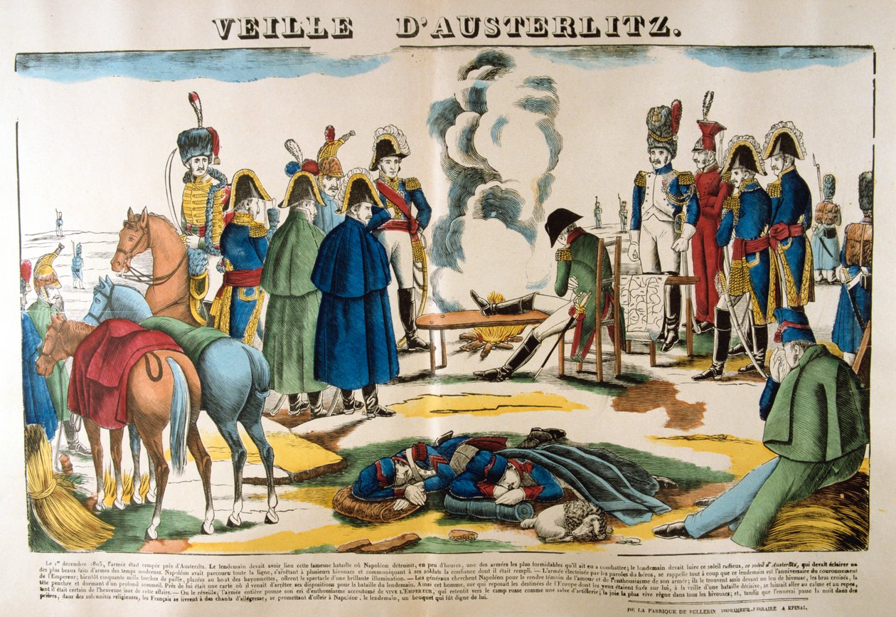 Wigilia Austerlitz, 1 grudnia 1805, XIX w. autorstwa Unbekannt