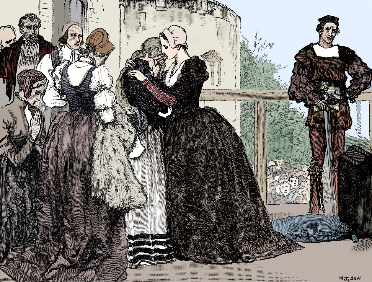 Egzekucja Anny Boleyn, 1536 autorstwa Unbekannt