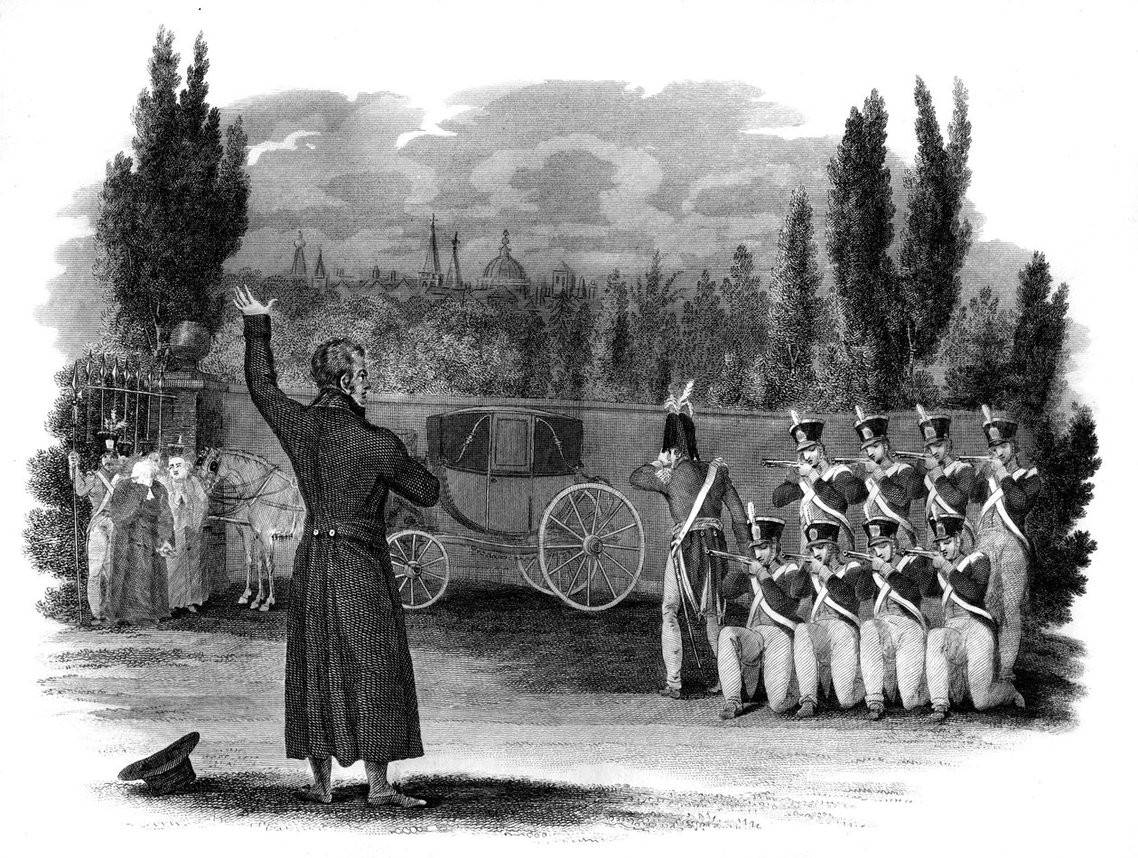 Egzekucja marszałka Neya, Francja, 1816 autorstwa Unbekannt