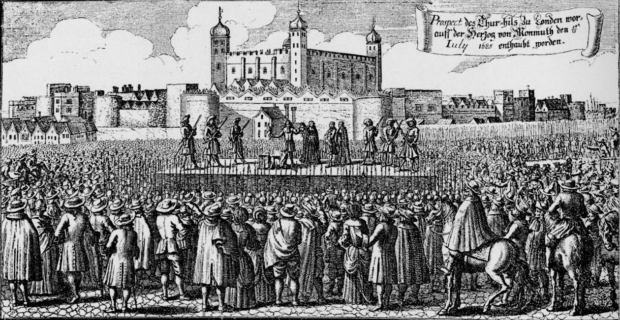 Egzekucja księcia Monmouth, Tower Hill, Londyn, 15 lipca 1685 1903 autorstwa Unbekannt