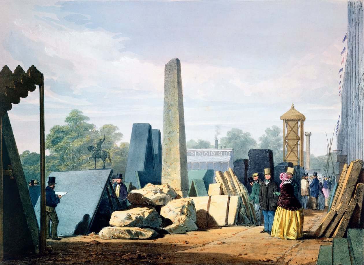 Z zewnątrz, Wielka Wystawa, Hyde Park, Londyn, 1851 1854 autorstwa Unbekannt