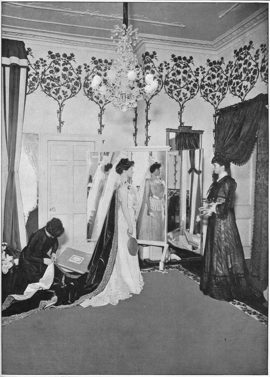 Wykończenia krawcowej, Londyn, c1901 1901 autorstwa Unbekannt