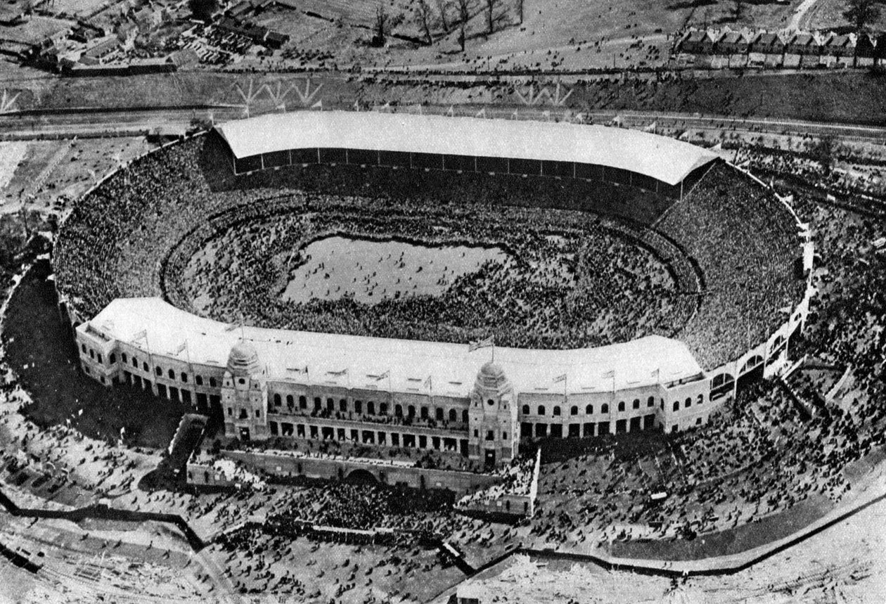Pierwszy finał pucharu na stadionie Wembley w Londynie, 1923, 1926-1927 autorstwa Unbekannt