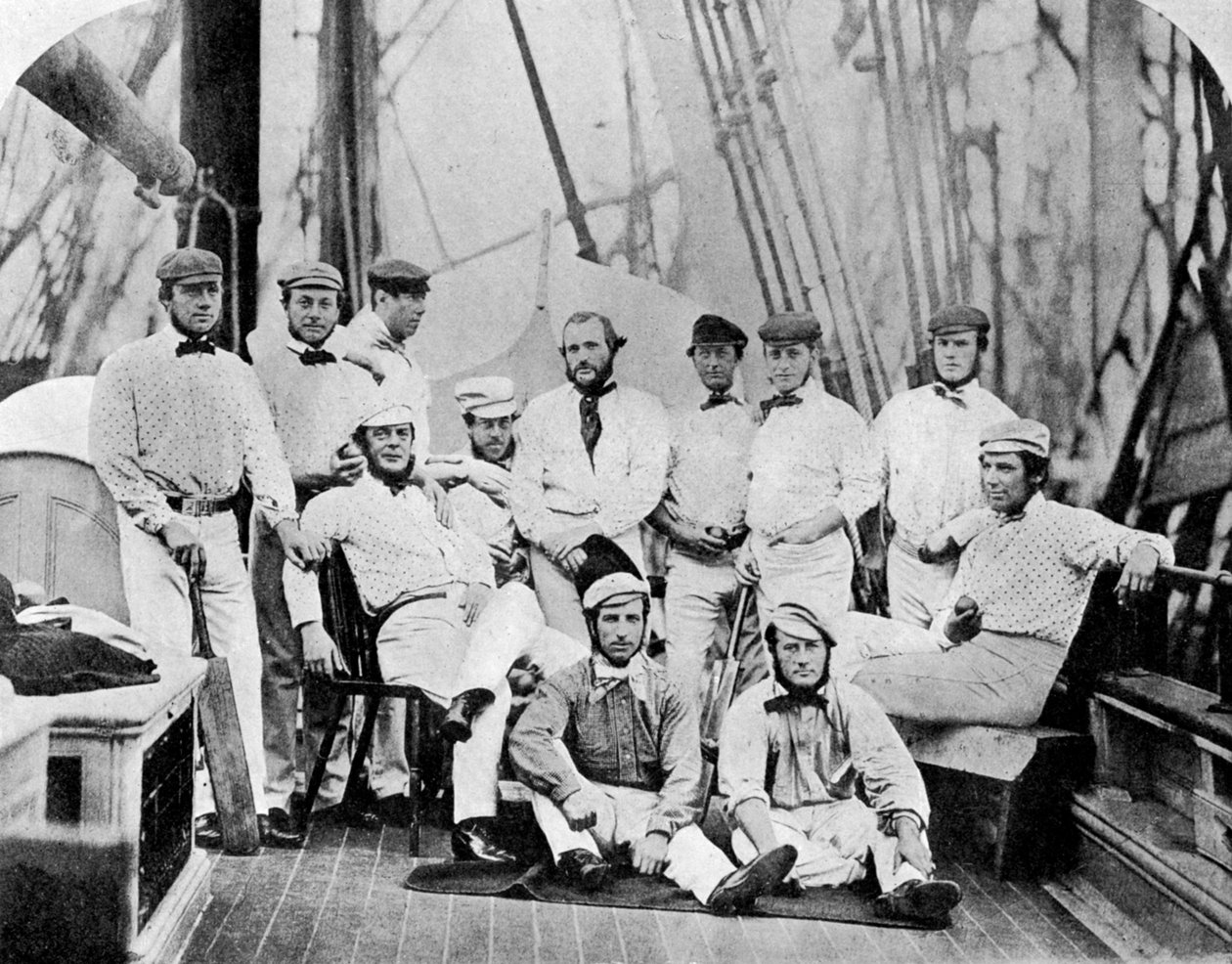 Pierwsza angielska drużyna krykieta w Ameryce, 1859 1912 autorstwa Unbekannt