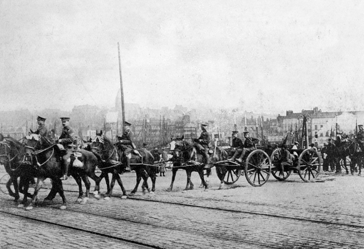 Pierwsze jednostki Brytyjskich Sił Ekspedycyjnych w Boulogne, północna Francja, 1914 1920 autorstwa Unbekannt
