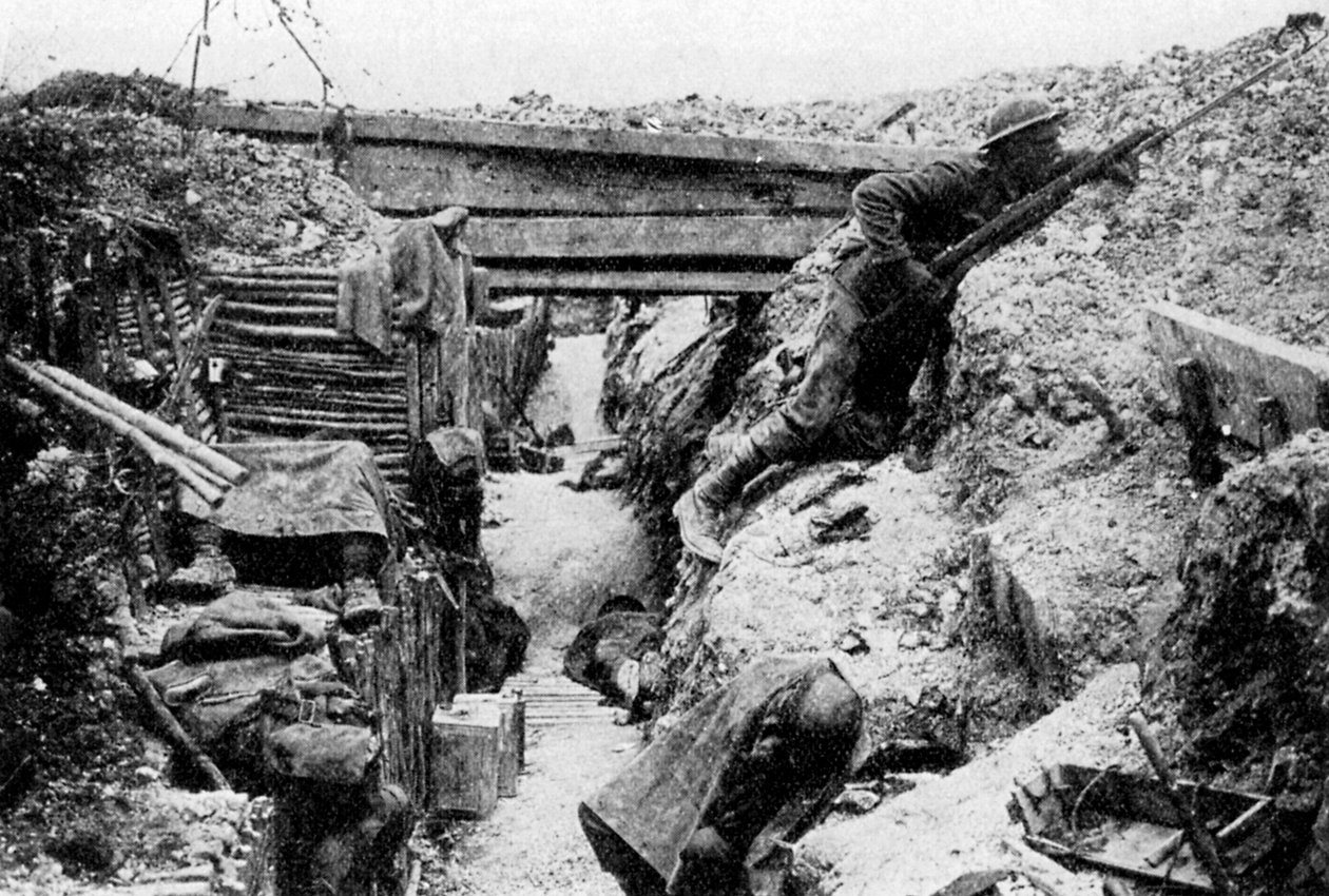 Linia frontu pod Ovillers, bitwa nad Sommą, Pikardia, Francja, lipiec 1916 1935 autorstwa Unbekannt