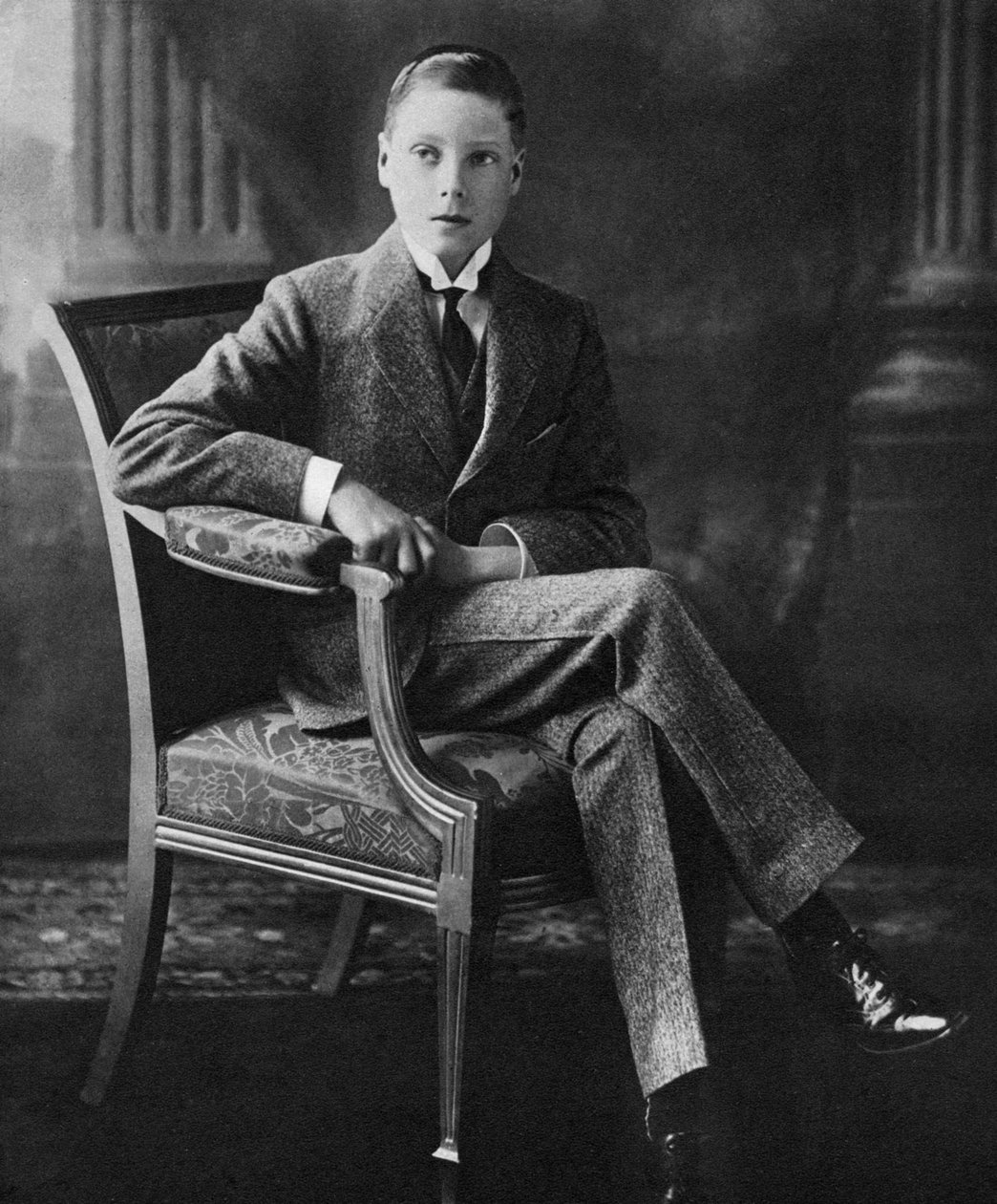 Przyszły król Edward VIII w wieku szesnastu lat, ok. 1910 autorstwa Unbekannt