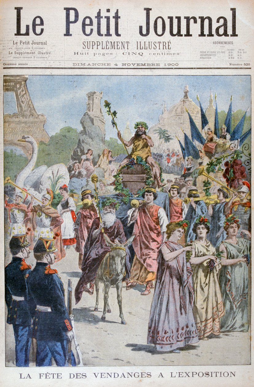 Winobranie, Wystawa Powszechna 1900, Paryż, 1900 autorstwa Unbekannt