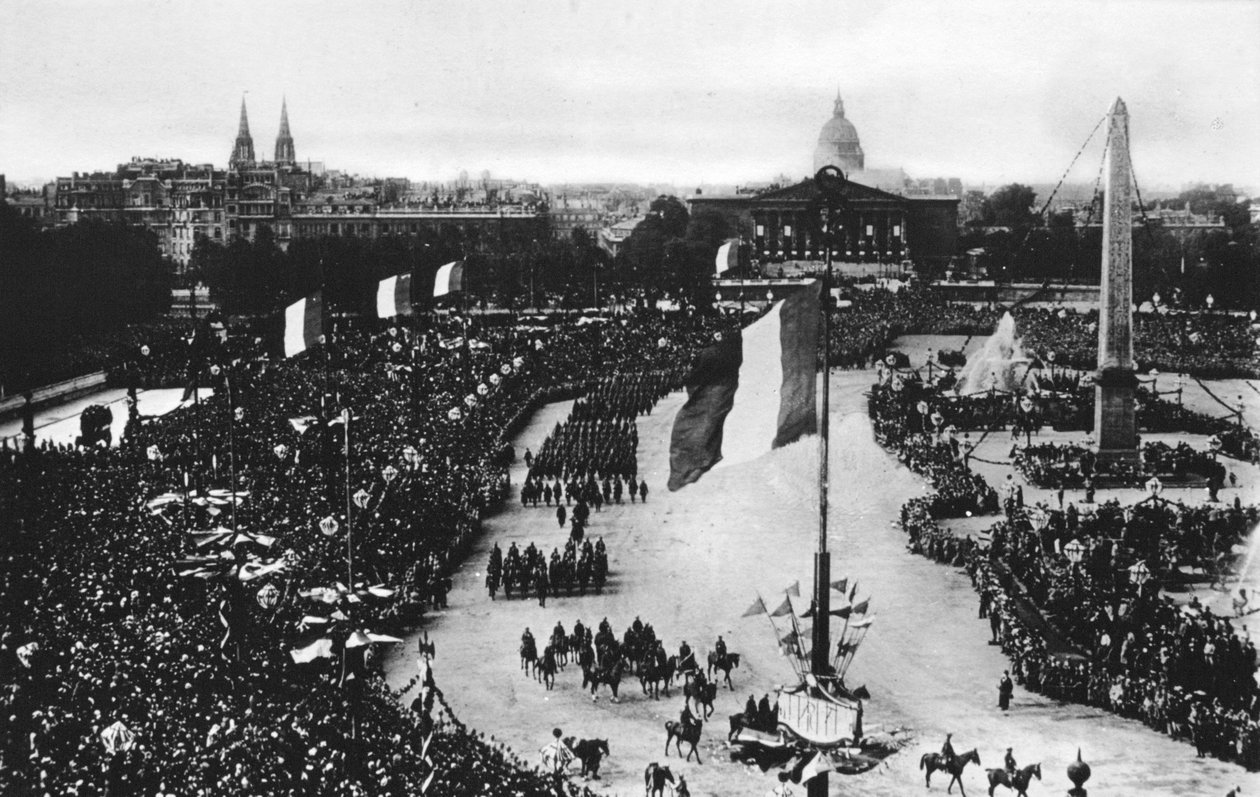 Wielka Parada Zwycięstwa, Paryż, Francja, 14 lipca 1919 autorstwa Unbekannt