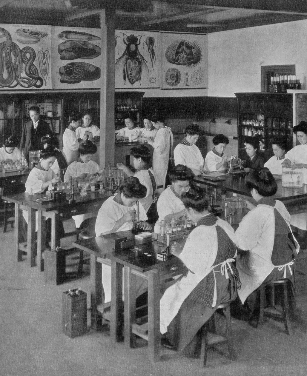 Wyższe wykształcenie kobiet w Japonii, 1910 autorstwa Unbekannt